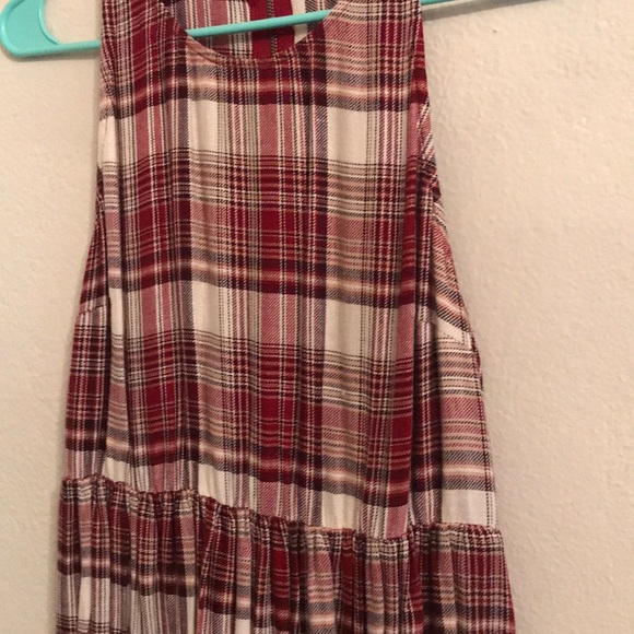 Red plaid dress - Picture 2 of 2